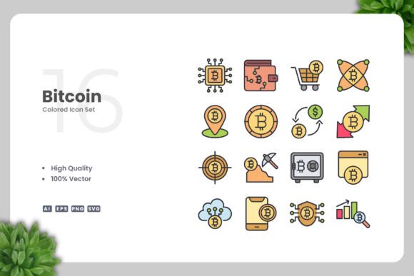 Bitcoin Color Graphics