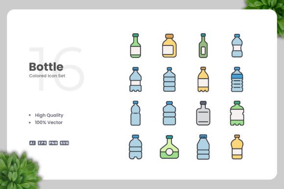 Bottle Color Graphics for Crafters