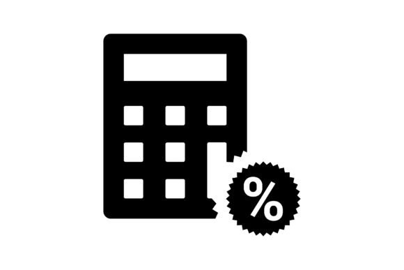 Calculator, Percent, Tax Icon for Modern Branding