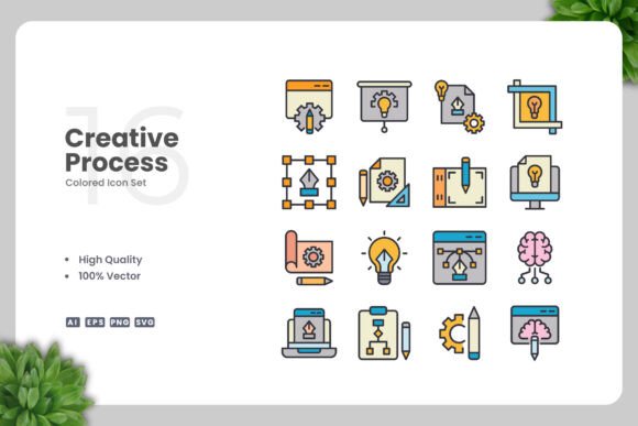 Creative Process Color Graphics