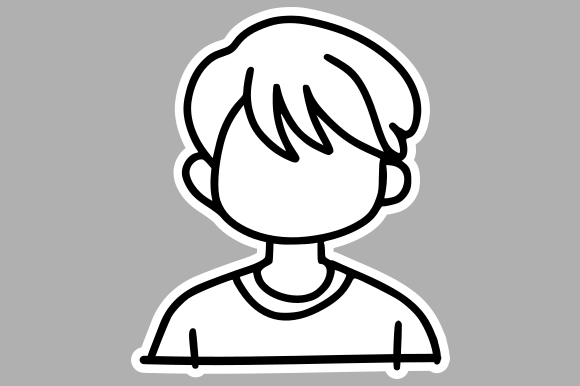 Minimalist Faceless Cartoon Graphics