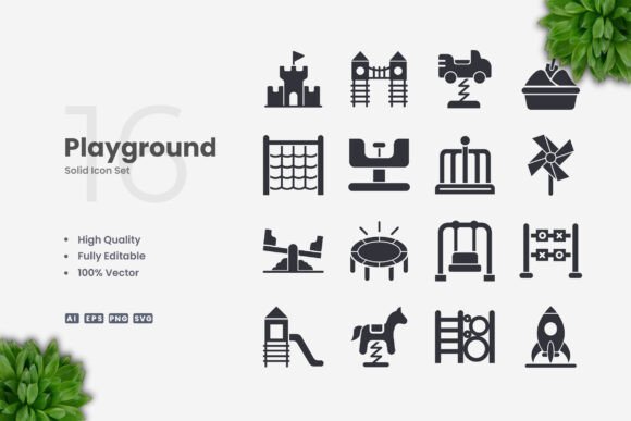 Playground Solid Icons Graphics