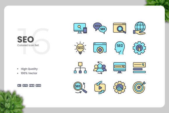 Seo Color Icons: A Graphic Designer’s Take on Modern Branding