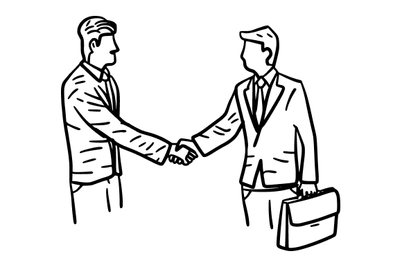 Successful Business Deal Handshake Graphics