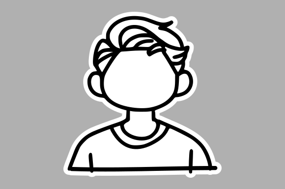Vintage Faceless Character Graphics for Crafters